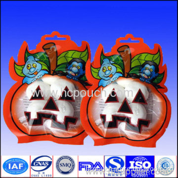 Foil Vivid Printing Colorful Christmas Day Shape Pouch For Candy 